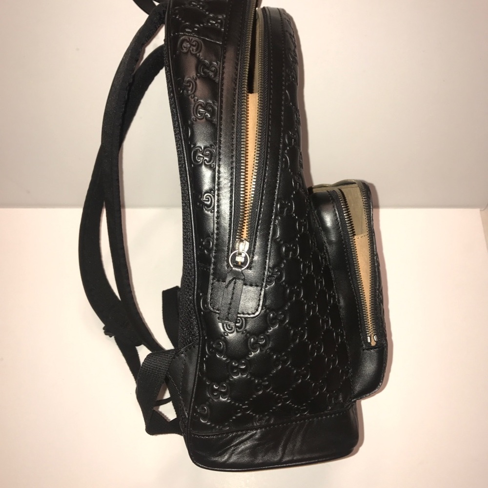Gucci Signature leather backpack (Black) - Picture 2 of 8